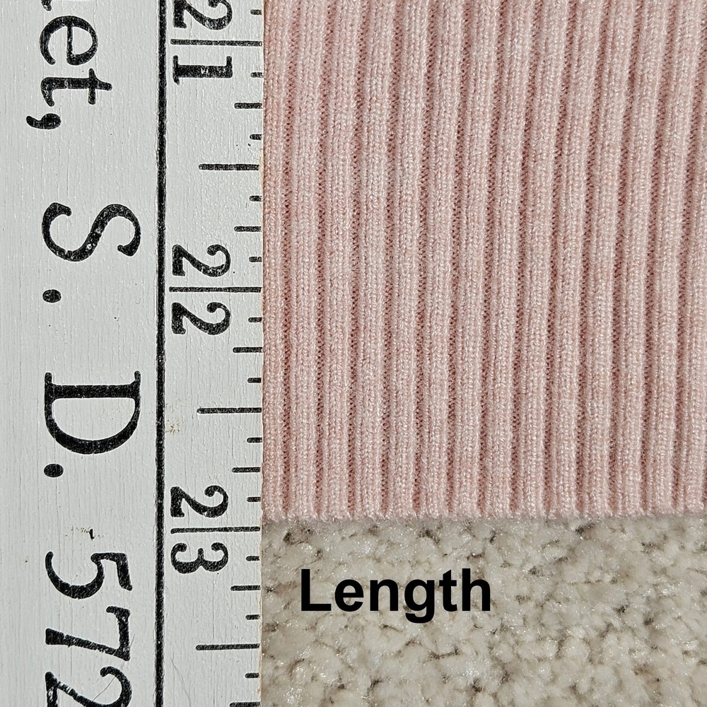 S Christina 100% Cashmere Fairy Pink Elegant Beaded Sweater L/XL Feminine Luxury - Picture 7 of 7